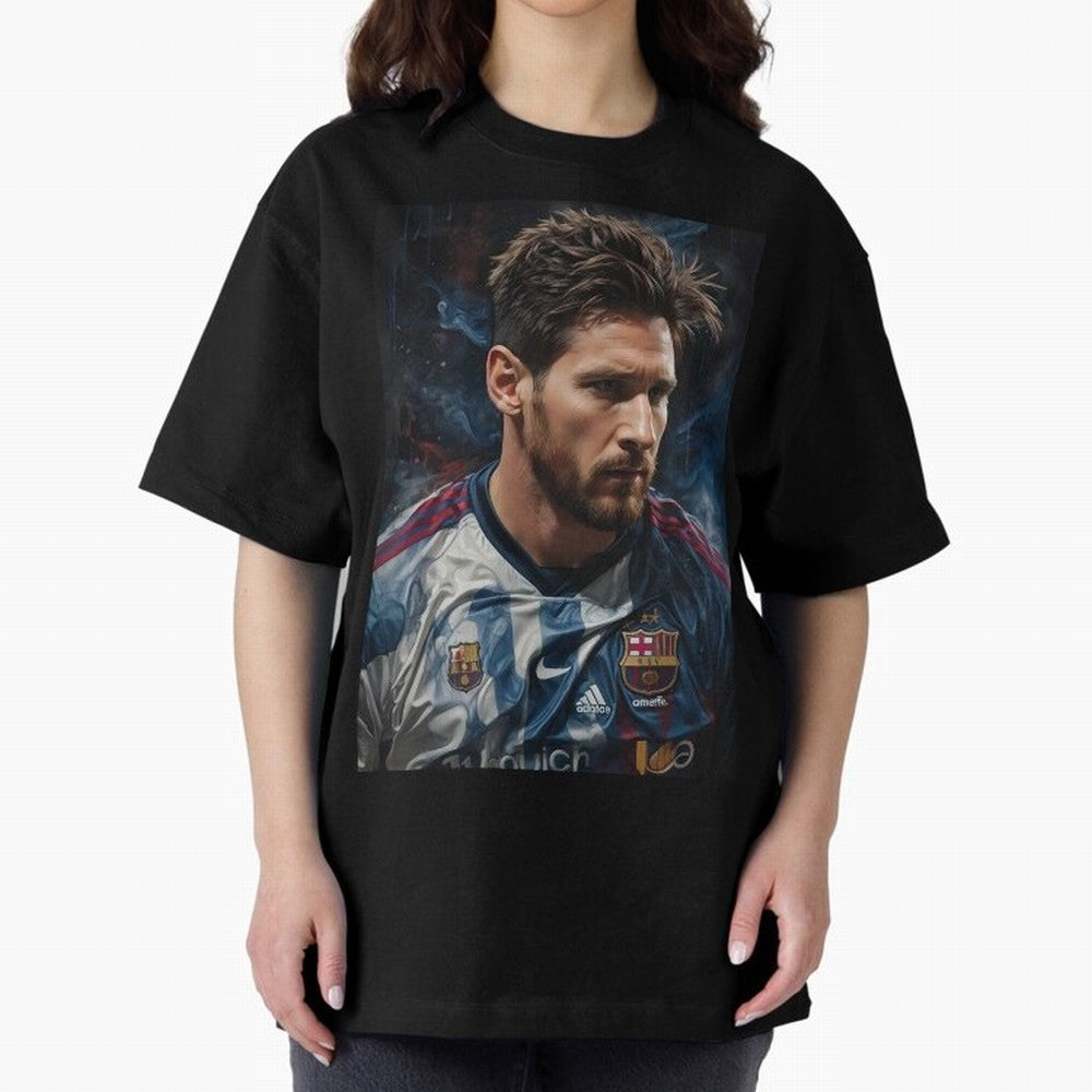Argentina World Champs Messi Number Oversized T-Shirt Follow the Final Road of FIFA World Cup 2026 Group Stage Spirit, Inspired by England, Messi, Neymar and Mbappe, Football History, Final Match Energy, Crowd Noise and Once in a Lifetime Moments;