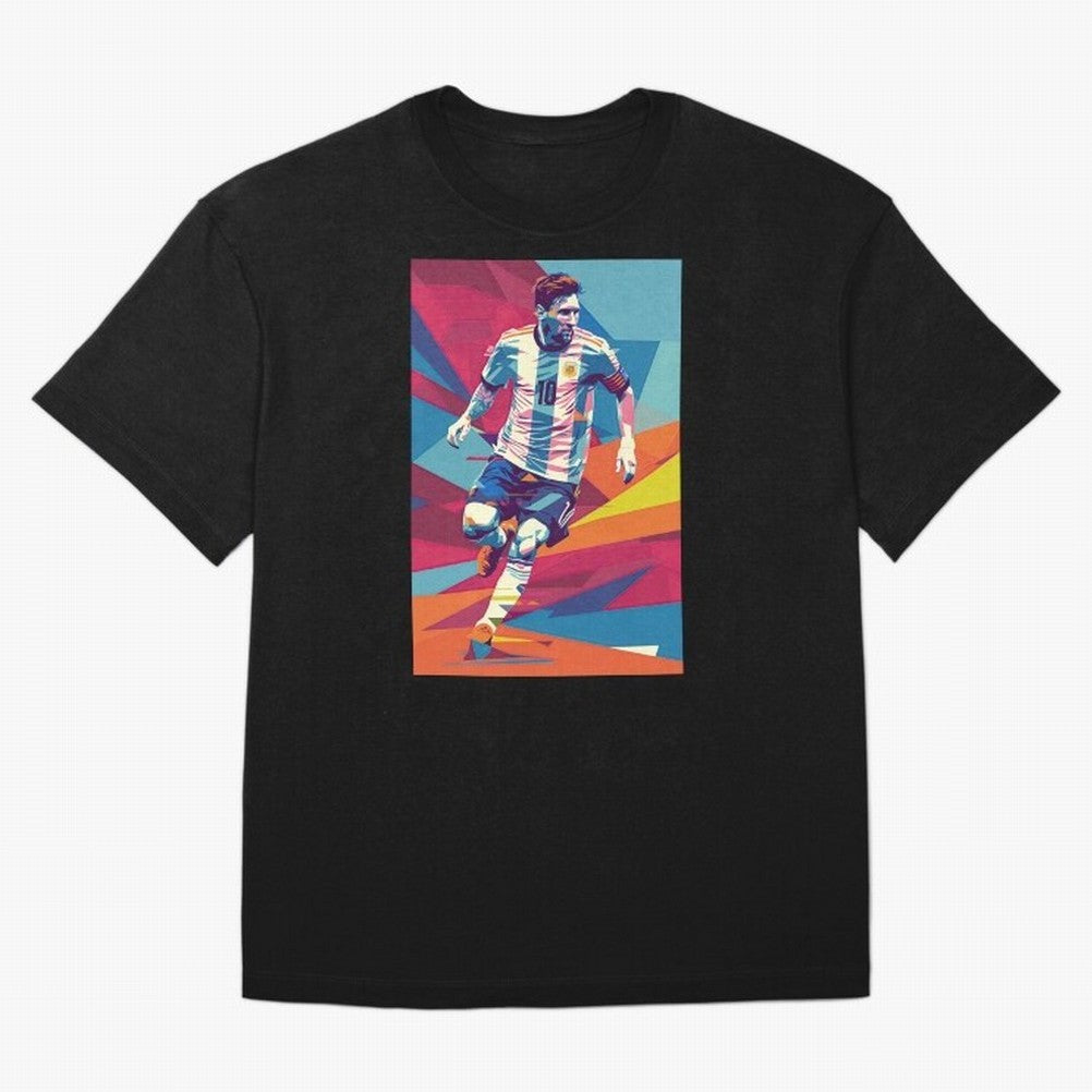 Messi in action Graphic poster design Classic T-Shirt Celebrate Unforgettable Nights in Global Football Passion for FIFA World Cup 2026 USA Canada Mexico, Capturing Cristiano Ronaldo, Haaland and CR7, Germany, Retro Football Energy, Iconic