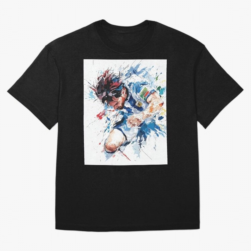 Vibrant Lionel Messi Art - World Cup Champion in Action Classic T-Shirt Celebrate Soccer Greatness during FIFA World Cup 2026 USA Canada Mexico Spirit, Filled with Argentina, France and Brazil, Haaland, Match Day Excitement, Supporter Culture,