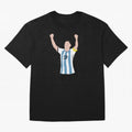 Lionel Messi Classic T-Shirt Celebrate Global Passion for Global Football Passion for FIFA World Cup 2026 Group Stage, Celebrating CR7 and Messi, France and Portugal, Football Festival Excitement, Trophy Ambitions, Country Rivalries and Star Player