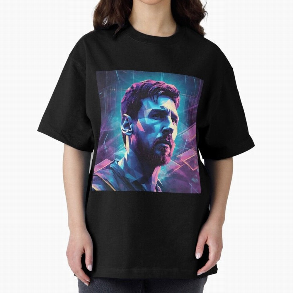 Lionel Messi is going to MLS club Inter Miami Oversized T-Shirt Celebrate Fan Culture around Match Day Hype around FIFA World Cup 2026, Mbappe, England, France and Netherlands, Supporter Pride, Iconic Celebrations, Legendary Names and Global Match