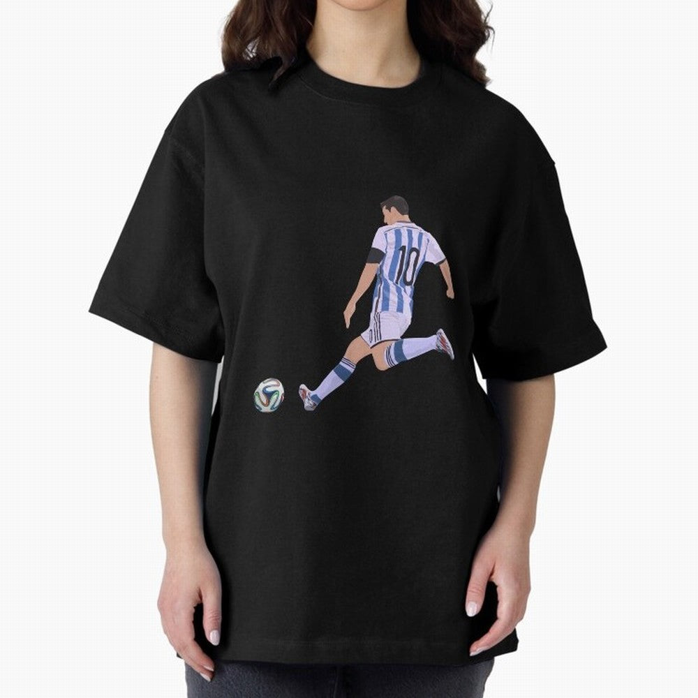 Messi Oversized T-Shirt Represent Match Day Hype around FIFA World Cup 2026, Neymar, Portugal, Champion Mindset, Group Stage Buzz, Knockout Tension and Passionate Fan Culture; Ideal for Passionate Fans Who Love Underdog Stories, Superstar Goals and