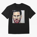 Cartoon-like Messi Oversized T-Shirt Bring Trophy Dreams to the FIFA World Cup 2026 USA Canada Mexico Journey through Cristiano Ronaldo Highlights, France and Portugal Pride, Worldwide Fan Energy, Dramatic Goals, Stadium Lights and Championship