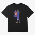 Messi minimalist design Oversized T-Shirt Join the Countdown to FIFA World Cup 2026 USA Canada Mexico with Neymar, Haaland and Cristiano Ronaldo, Brazil, Portugal and Argentina Energy, Classic Soccer Heritage, Championship Pressure, Fan Loyalty and