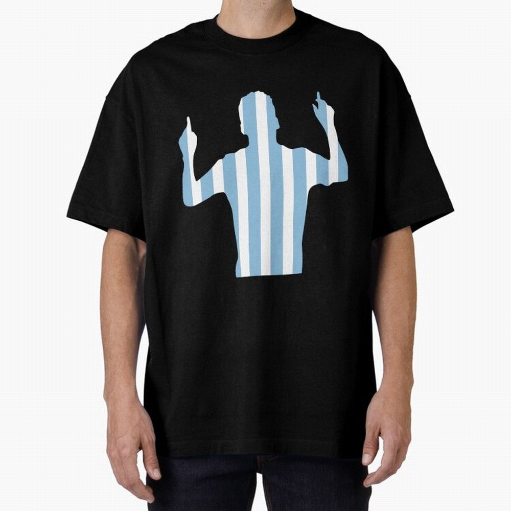 lionel Oversized T-Shirt Bring Stadium Energy to Global Football Passion for FIFA World Cup 2026, Connected to Messi and Cristiano Ronaldo, Brazil, Football Festival Excitement, Trophy Ambitions, Country Rivalries and Star Player Buzz; Made for Die