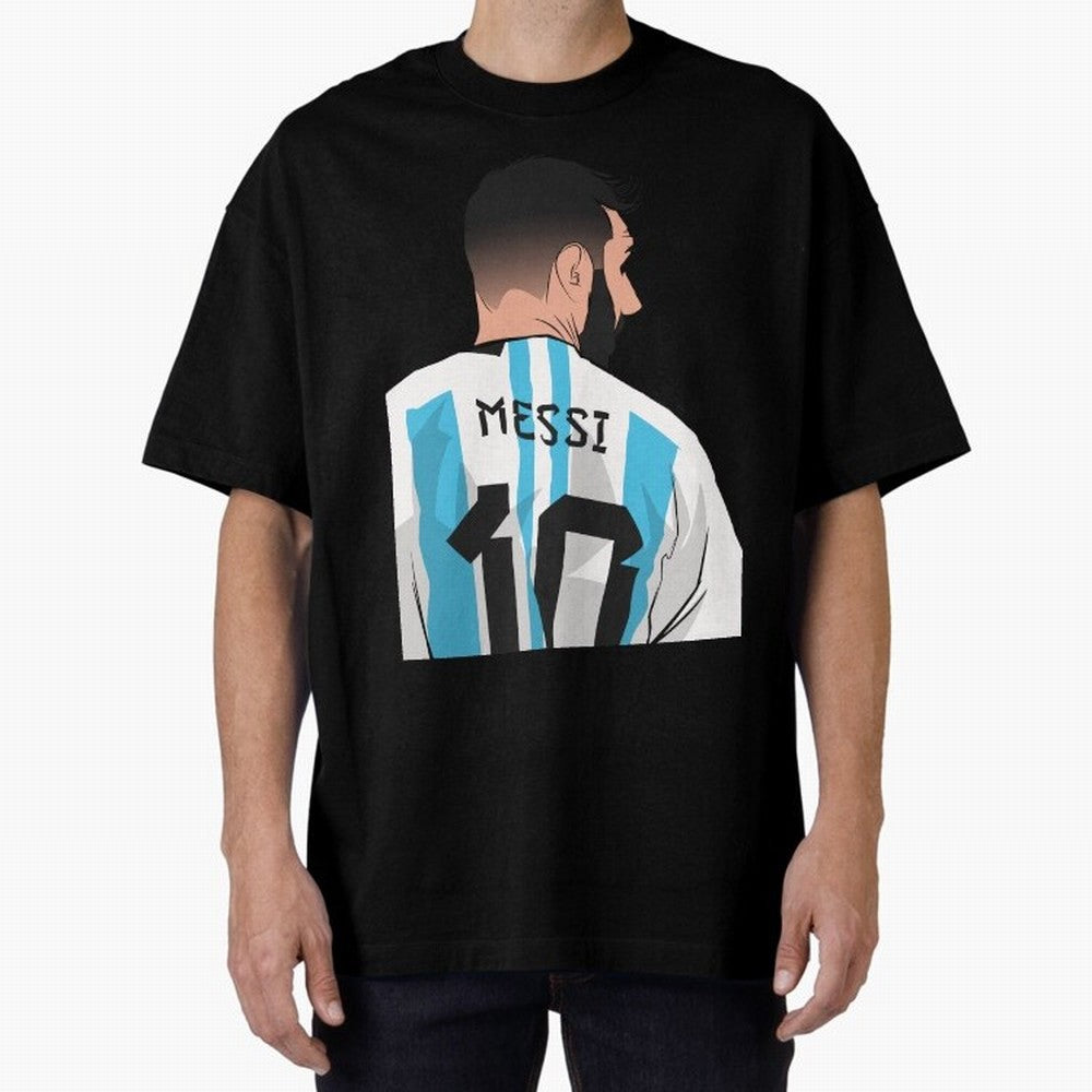 Messi Oversized T-Shirt Join FIFA World Cup 2026 USA Canada Mexico Inspired by Cristiano Ronaldo, France and Portugal Energy, Tournament Hype, Historic Matchups, Family Viewing Parties and Global Sports Pride; Perfect for Fans, Collectors, Family