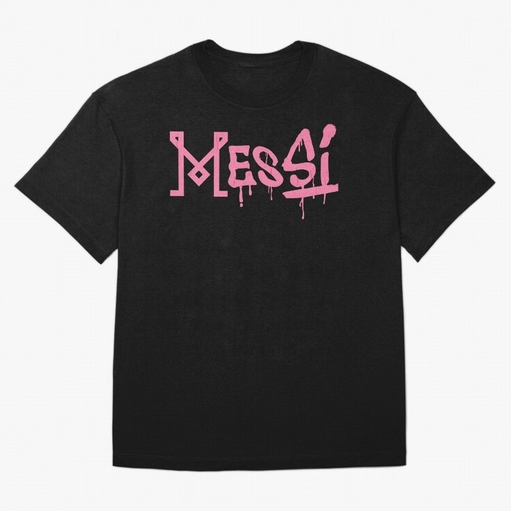 Messi Graffiti Inter Miami Classic T-Shirt Celebrate Fan Culture around Match Day Hype around FIFA World Cup 2026 Group Stage, Messi and Cristiano Ronaldo, Netherlands, Championship Spirit, Famous Goals, Roaring Crowds and International Football
