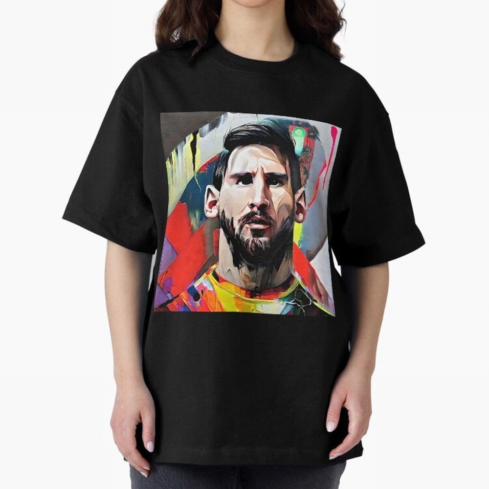 Billboard with Messi Boxy T-Shirt Show Passion for the Stars of FIFA World Cup 2026 USA Canada Mexico Made for Messi, England Energy, Champion Mindset, Group Stage Buzz, Knockout Tension and Passionate Fan Culture; Perfect for People Who Love