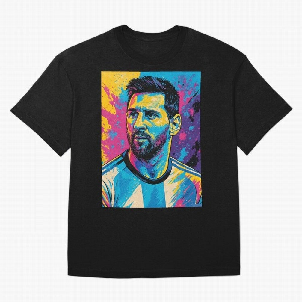 MiaMessi Premium Classic T-Shirt Bring a Vintage Feel to Global Football Passion for FIFA World Cup 2026 USA Canada Mexico, Made for Messi, Neymar and Mbappe, Brazil, Portugal and Argentina, Worldwide Fan Energy, Dramatic Goals, Stadium Lights and