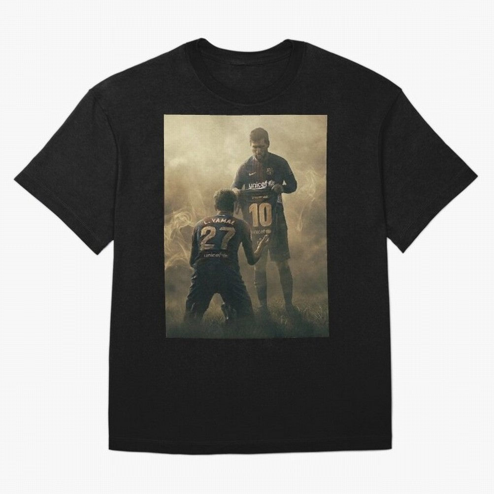 messi giving kamin yamal his shirt iconic design Classic T-Shirt Honor FIFA World Cup 2026 USA Canada Mexico for Fans of Messi, CR7 and Mbappe and England and Germany, Bringing Stadium Chants, National Pride, Trophy Dreams and Unforgettable