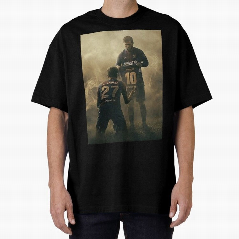 messi giving kamin yamal his shirt iconic design Classic T-Shirt Honor FIFA World Cup 2026 USA Canada Mexico for Fans of Messi, CR7 and Mbappe and England and Germany, Bringing Stadium Chants, National Pride, Trophy Dreams and Unforgettable