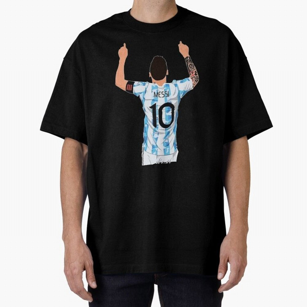 Lionel Messi Oversized T-Shirt Support Iconic Players in Global Football Passion for FIFA World Cup 2026 Group Stage, Capturing Neymar, Haaland and Cristiano Ronaldo, Netherlands, Global Supporter Spirit, Legendary Goals, National Colors and