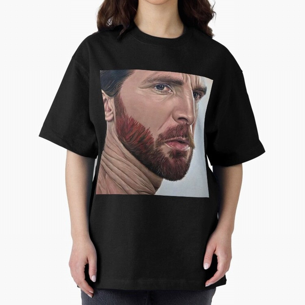 Take a look on Messi Oversized T-Shirt Cheer for FIFA World Cup 2026 Spirit, Inspired by Portugal, Spain and Germany, Mbappe, Worldwide Fan Energy, Dramatic Goals, Stadium Lights and Championship Celebrations; Ideal for Fans Who Follow Messi,