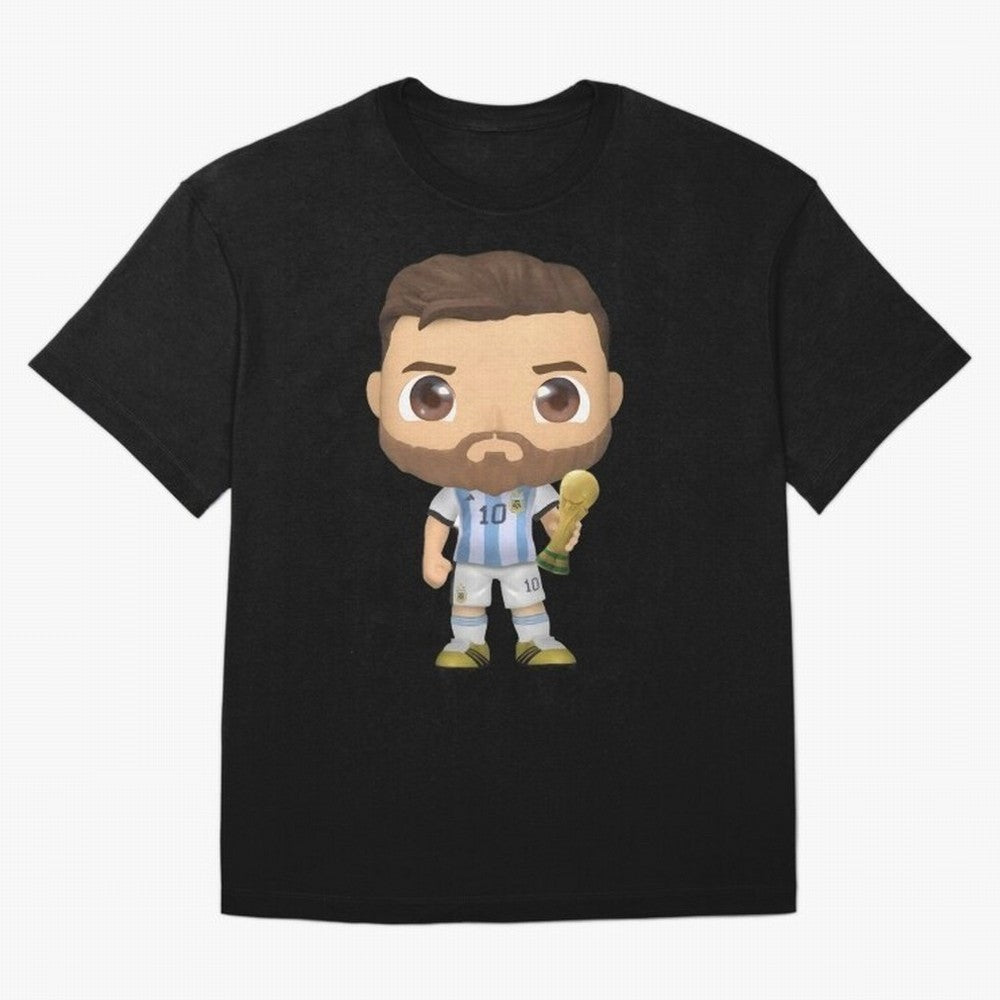 Messi_Champion Oversized T-Shirt Live the Energy of Match Day Hype around FIFA World Cup 2026, Mbappe, France, Global Supporter Spirit, Legendary Goals, National Colors and Tournament Celebration; Great for Watch Parties, Sports Bars, Family