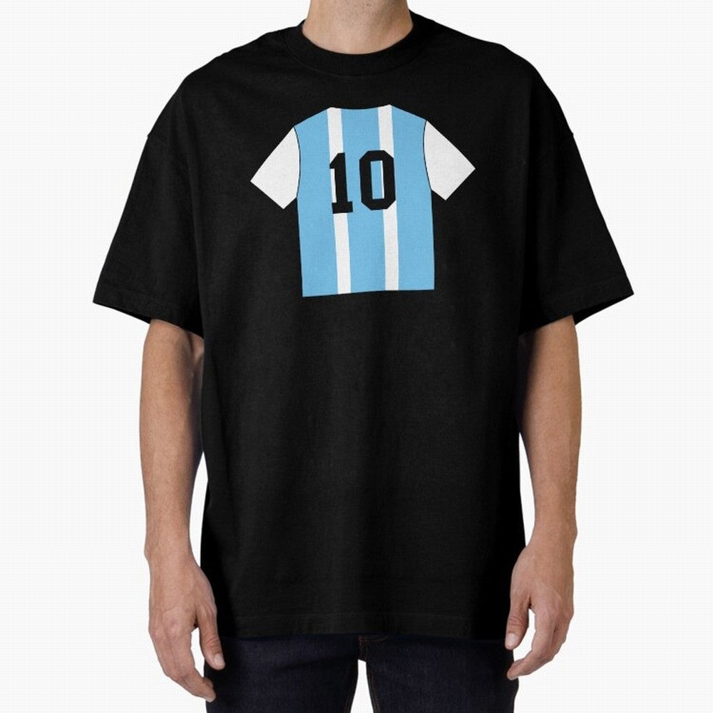 Messi, GOAT, Soccer, GOAL Oversized T-Shirt Support the FIFA World Cup 2026 Journey through Haaland and Mbappe Highlights, France and Portugal Pride, Supporter Pride, Iconic Celebrations, Legendary Names and Global Match Day Energy; Made for