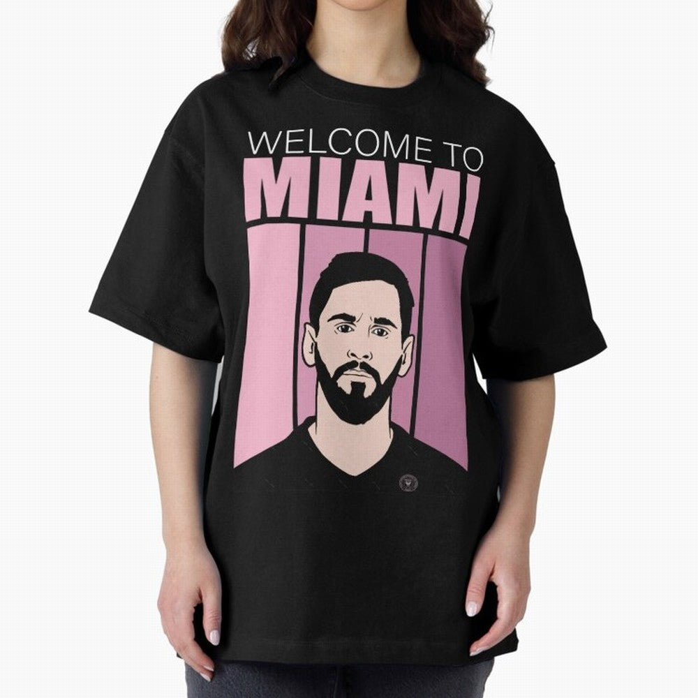 The King Leo Messi Legend Oversized T-Shirt Capture Match Day Hype around FIFA World Cup 2026 USA Canada Mexico, Messi, Argentina and Brazil, Game Day Rituals, Football Legends, Country Pride and the Road to the Final; Ideal for Football Dads,