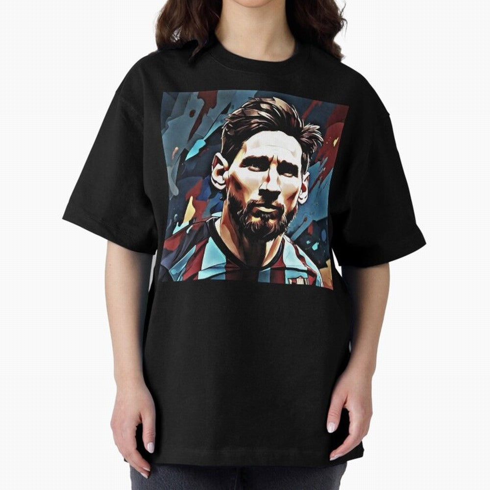 The King Leo Messi Legend Oversized T-Shirt Follow the Final Road of the FIFA World Cup 2026 USA Canada Mexico Journey through Haaland and Mbappe Highlights, Brazil Pride, Football Passion, Legendary Performances, Festival Vibes and Supporter