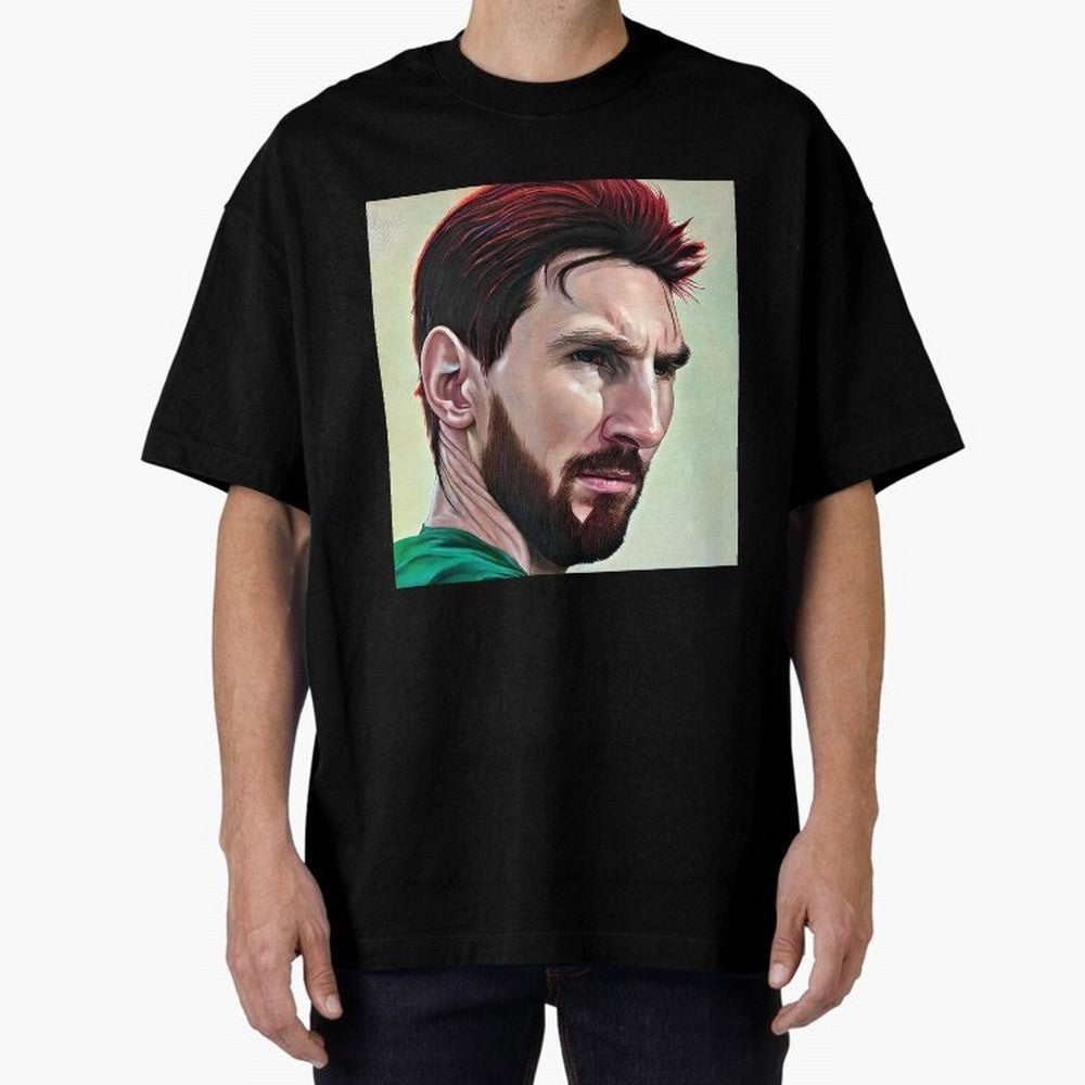 Painterly Messi Classic T-Shirt Make Memories around FIFA World Cup 2026 Group Stage for Fans of Messi and Cristiano Ronaldo and Argentina, France and Brazil, Bringing Football Festival Excitement, Trophy Ambitions, Country Rivalries and Star