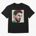 Painterly Messi Classic T-Shirt Make Memories around FIFA World Cup 2026 Group Stage for Fans of Messi and Cristiano Ronaldo and Argentina, France and Brazil, Bringing Football Festival Excitement, Trophy Ambitions, Country Rivalries and Star