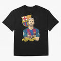 Lionel Messi (Barcelona) artwork Classic T-Shirt Embrace Global Football Passion for FIFA World Cup 2026 USA Canada Mexico, Capturing Messi, Neymar and Mbappe, Brazil, Portugal and Argentina, Champion Mindset, Group Stage Buzz, Knockout Tension and