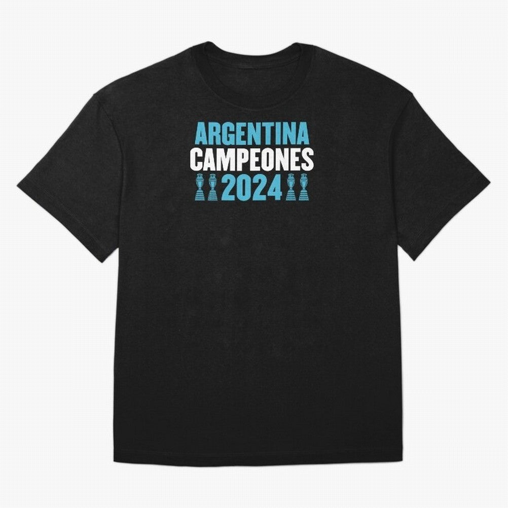 Argentina Campeones 2024 Oversized T-Shirt Stand Out with Spirit from the FIFA World Cup 2026 Group Stage Journey through Neymar Highlights, Spain and Netherlands Pride, Classic Soccer Heritage, Championship Pressure, Fan Loyalty and International