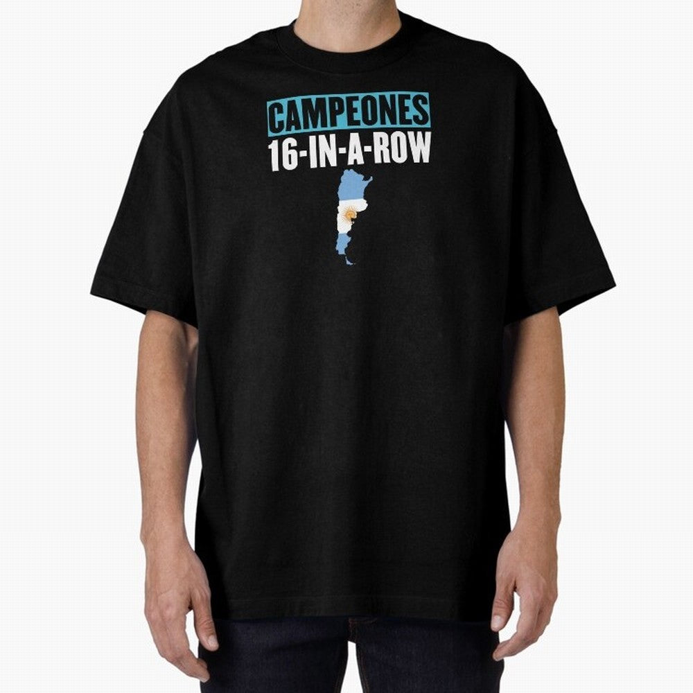 CHAMPIONS 16-IN-A-ROW Classic T-Shirt Keep Football History Alive during Global Football Passion for FIFA World Cup 2026, Inspired by Cristiano Ronaldo, Haaland and CR7, Argentina and Brazil, Tournament Hype, Historic Matchups, Family Viewing
