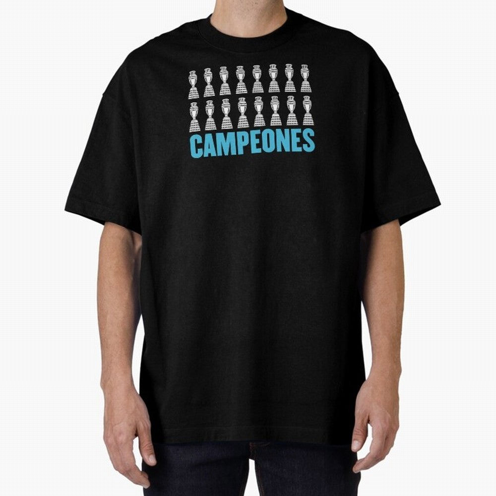 Campeones! Classic T-Shirt Bring Global Tournament Vibes to Global Football Passion for FIFA World Cup 2026, Made for CR7, Brazil, Supporter Pride, Iconic Celebrations, Legendary Names and Global Match Day Energy; Ideal for Football Dads, Football