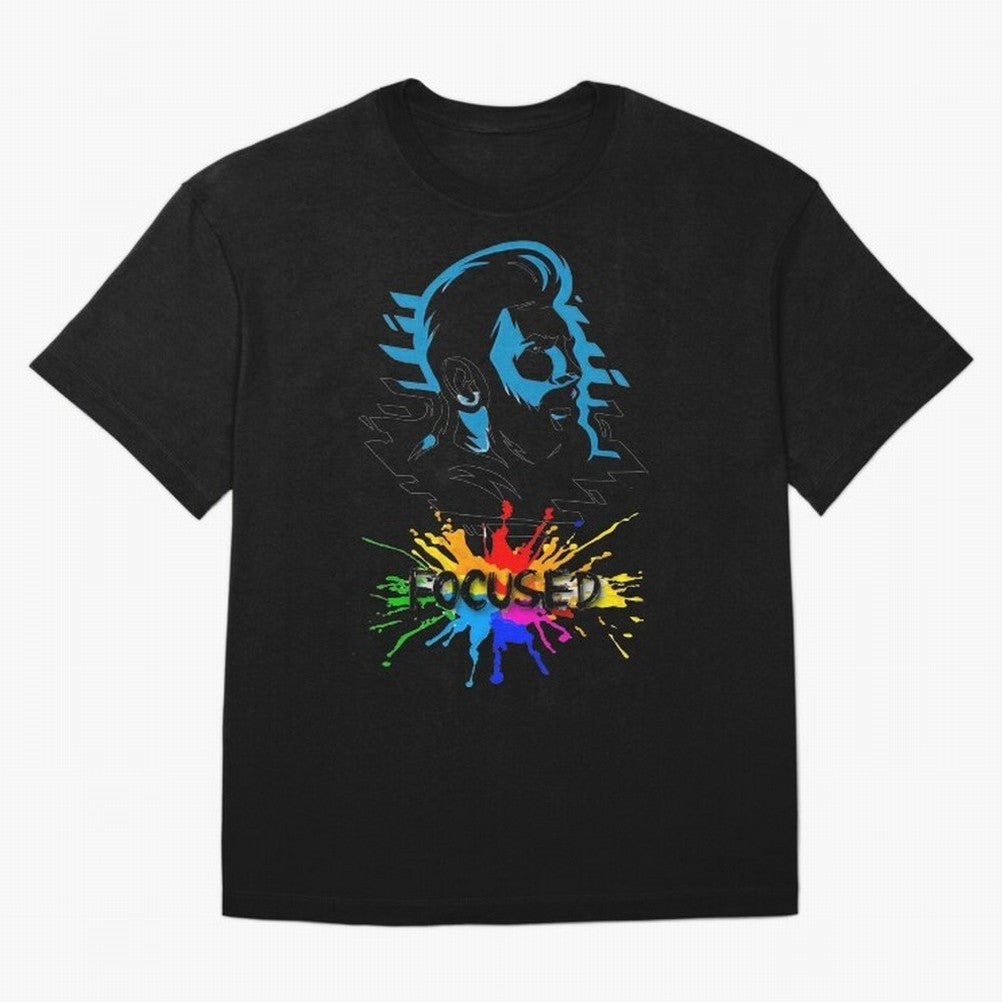 Lionel Messi Focused Classic T-Shirt Celebrate Global Passion for FIFA World Cup 2026 Driven by Haaland and Mbappe, Spain and Netherlands Energy, Sports Nostalgia, International Competition, Famous Players and Unforgettable Victories; Perfect for