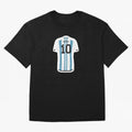 Messi Jersey Oversized T-Shirt Celebrate Global Passion for Global Football Passion for FIFA World Cup 2026 USA Canada Mexico, with Haaland, Spain, Football Festival Excitement, Trophy Ambitions, Country Rivalries and Star Player Buzz; Perfect for