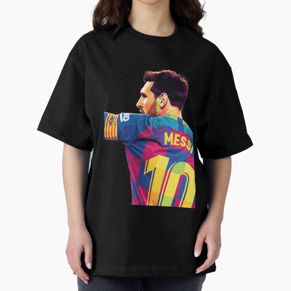 Messi wpap pop art Classic T-Shirt Share the Excitement of FIFA World Cup 2026 for Fans of Messi, CR7 and Mbappe and Spain and Netherlands, Bringing Sports Nostalgia, International Competition, Famous Players and Unforgettable Victories; Made for