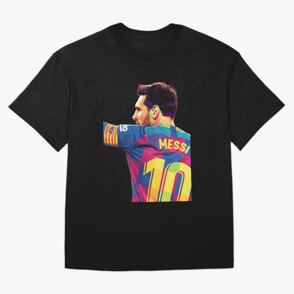 Messi wpap pop art Classic T-Shirt Share the Excitement of FIFA World Cup 2026 for Fans of Messi, CR7 and Mbappe and Spain and Netherlands, Bringing Sports Nostalgia, International Competition, Famous Players and Unforgettable Victories; Made for
