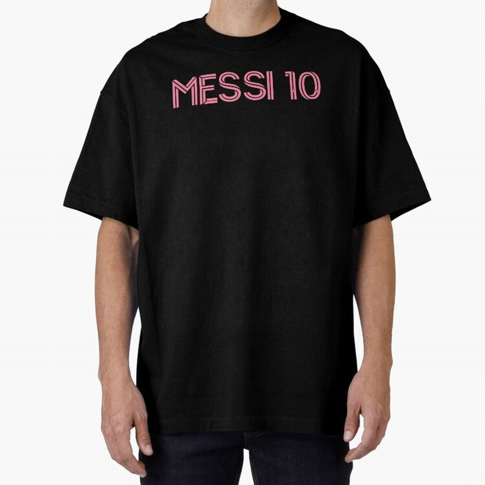 Messi Inter Miami Oversized T-Shirt Back Your Heroes with FIFA World Cup 2026 Group Stage for Fans of CR7 and Argentina, Bringing Stadium Memories, Football Loyalty, International Chants and Championship Tradition; Great for Supporters Who Love