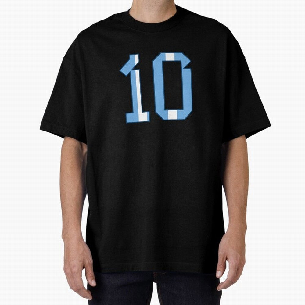 10 - Lionel Messi - Argentina Colours Classic T-Shirt Show Support during Global Football Passion for FIFA World Cup 2026 Group Stage, Made for Haaland and Mbappe, Spain and Netherlands, Global Supporter Spirit, Legendary Goals, National Colors and