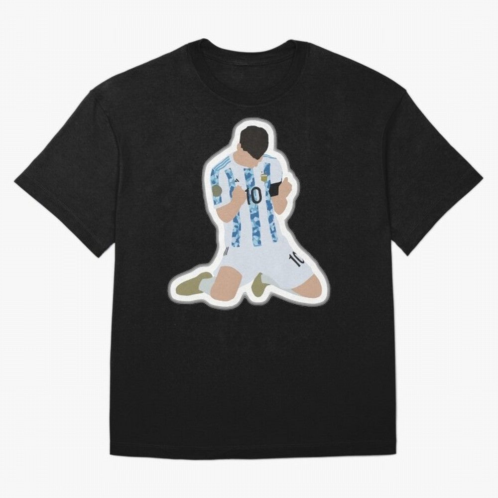 Messi Pop Art Portrait Classic T-Shirt Relive Legendary Nights from FIFA World Cup 2026 USA Canada Mexico for Fans of Cristiano Ronaldo and France, Bringing Football Passion, Legendary Performances, Festival Vibes and Supporter Community; Great for