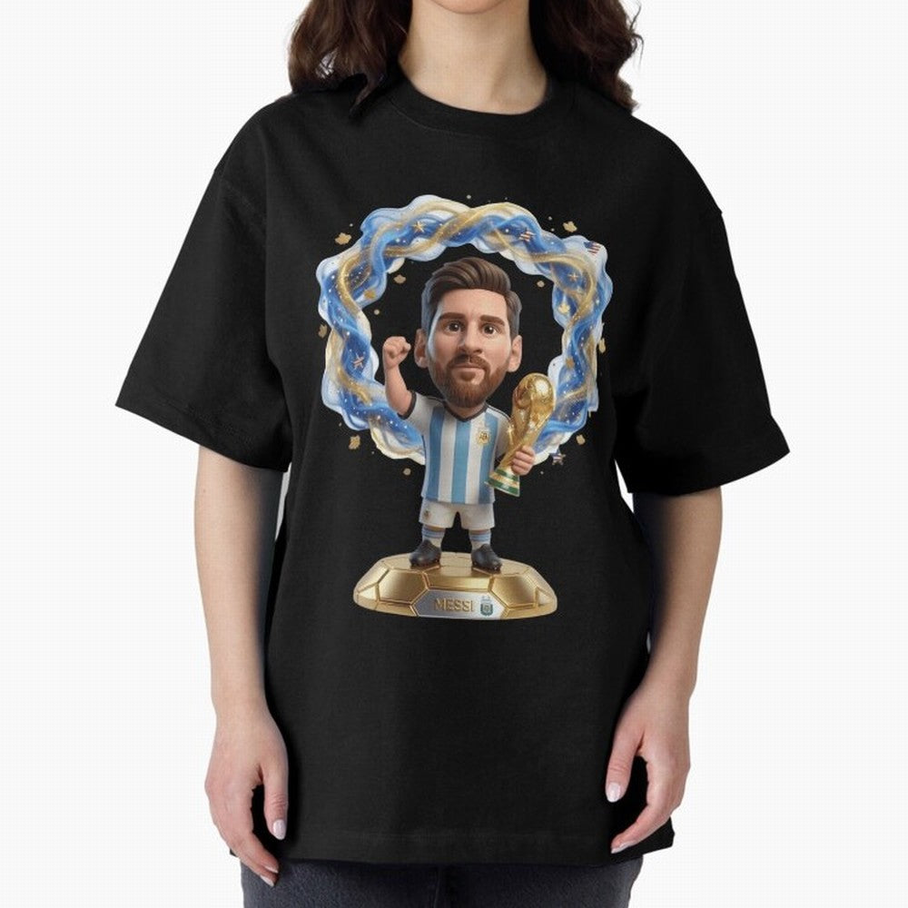 Messi Argentina 2026 - Legend Soccer Chibi 3D Classic T-Shirt Celebrate Fan Favorites in FIFA World Cup 2026 USA Canada Mexico Spirit, Featuring England, France and Netherlands, Mbappe and Neymar, Game Day Rituals, Football Legends, Country Pride