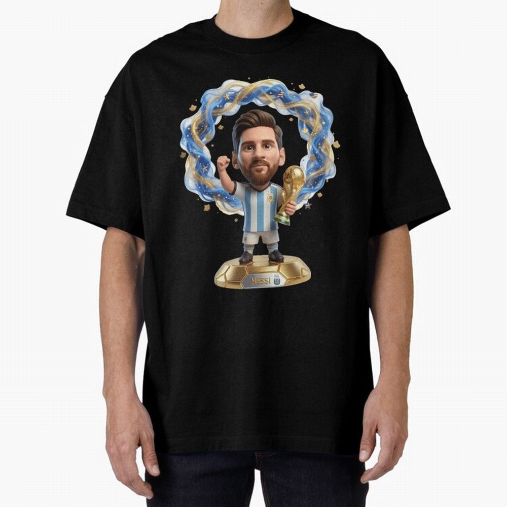 Messi Argentina 2026 - Legend Soccer Chibi 3D Classic T-Shirt Celebrate Fan Favorites in FIFA World Cup 2026 USA Canada Mexico Spirit, Featuring England, France and Netherlands, Mbappe and Neymar, Game Day Rituals, Football Legends, Country Pride