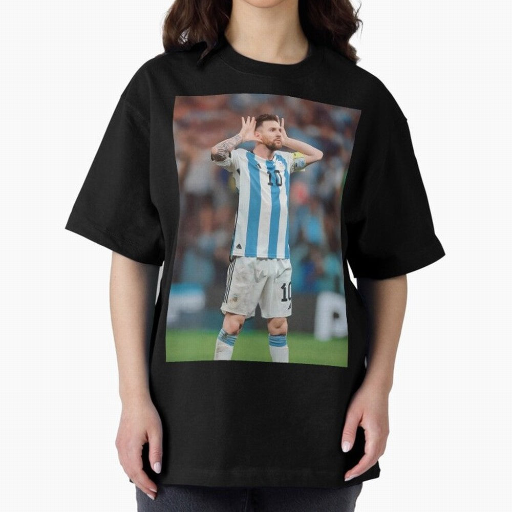 Lionel Messi In Qatar Wolrd Cup Classic T-Shirt Celebrate Global Football Passion for FIFA World Cup 2026, Featuring Neymar, Haaland and Cristiano Ronaldo, France, Goal Celebration Energy, Supporter Heritage, Football Icons and Worldwide Tournament