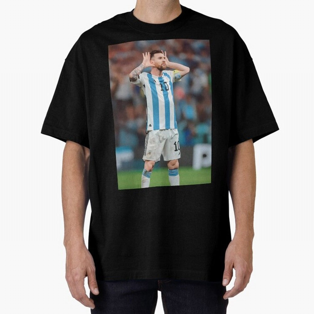Lionel Messi In Qatar Wolrd Cup Classic T-Shirt Celebrate Global Football Passion for FIFA World Cup 2026, Featuring Neymar, Haaland and Cristiano Ronaldo, France, Goal Celebration Energy, Supporter Heritage, Football Icons and Worldwide Tournament