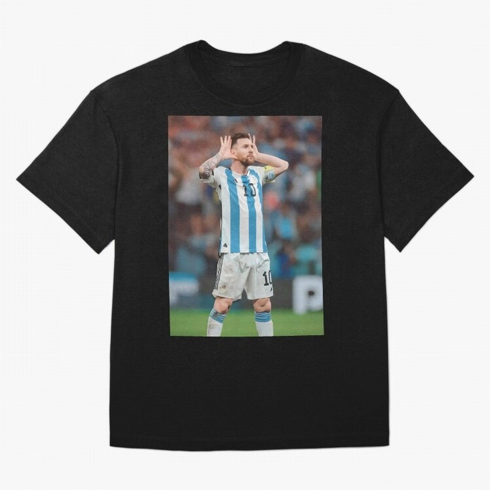 Lionel Messi In Qatar Wolrd Cup Classic T-Shirt Celebrate Global Football Passion for FIFA World Cup 2026, Featuring Neymar, Haaland and Cristiano Ronaldo, France, Goal Celebration Energy, Supporter Heritage, Football Icons and Worldwide Tournament