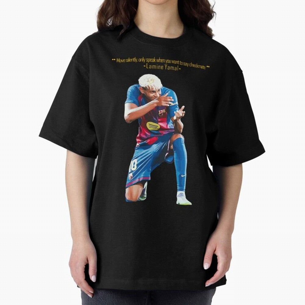 Move Silently Only Speak When You Want To Say Checkmate Lamine Yamal Classic T-Shirt Celebrate the Magic of FIFA World Cup 2026 USA Canada Mexico Inspired by Haaland and Mbappe, Spain Energy, Fan Favorite Moments, National Team Passion, Big Match