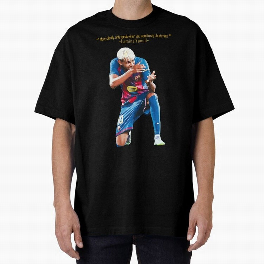 Move Silently Only Speak When You Want To Say Checkmate Lamine Yamal Classic T-Shirt Celebrate the Magic of FIFA World Cup 2026 USA Canada Mexico Inspired by Haaland and Mbappe, Spain Energy, Fan Favorite Moments, National Team Passion, Big Match