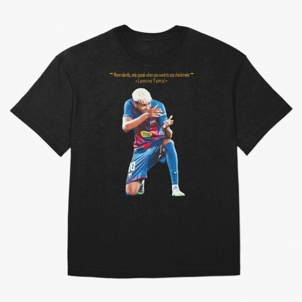 Move Silently Only Speak When You Want To Say Checkmate Lamine Yamal Classic T-Shirt Celebrate the Magic of FIFA World Cup 2026 USA Canada Mexico Inspired by Haaland and Mbappe, Spain Energy, Fan Favorite Moments, National Team Passion, Big Match
