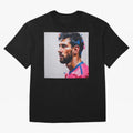 Vibrant Artistic Portrait of Lionel Messi (GOAT) - Digital painting (Version 5) Classic T-Shirt Honor the Beautiful Game during Match Day Hype around FIFA World Cup 2026 USA Canada Mexico, Cristiano Ronaldo, Haaland and CR7, England and Germany,