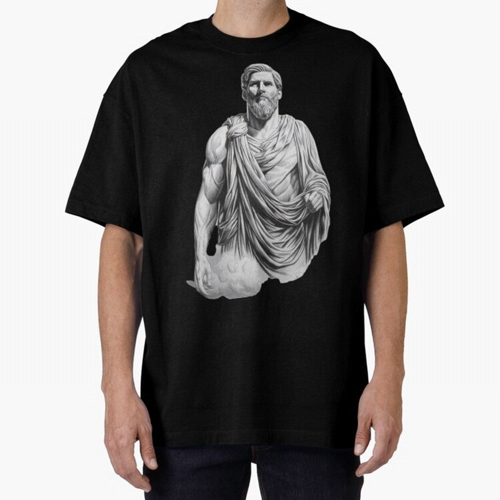 Lionel Messi - Greek God Zeus Classic T-Shirt Carry FIFA World Cup 2026 Group Stage for Fans of Messi, Neymar and Mbappe and Brazil, Portugal and Argentina, Bringing Fan Favorite Moments, National Team Passion, Big Match Drama and Soccer History;