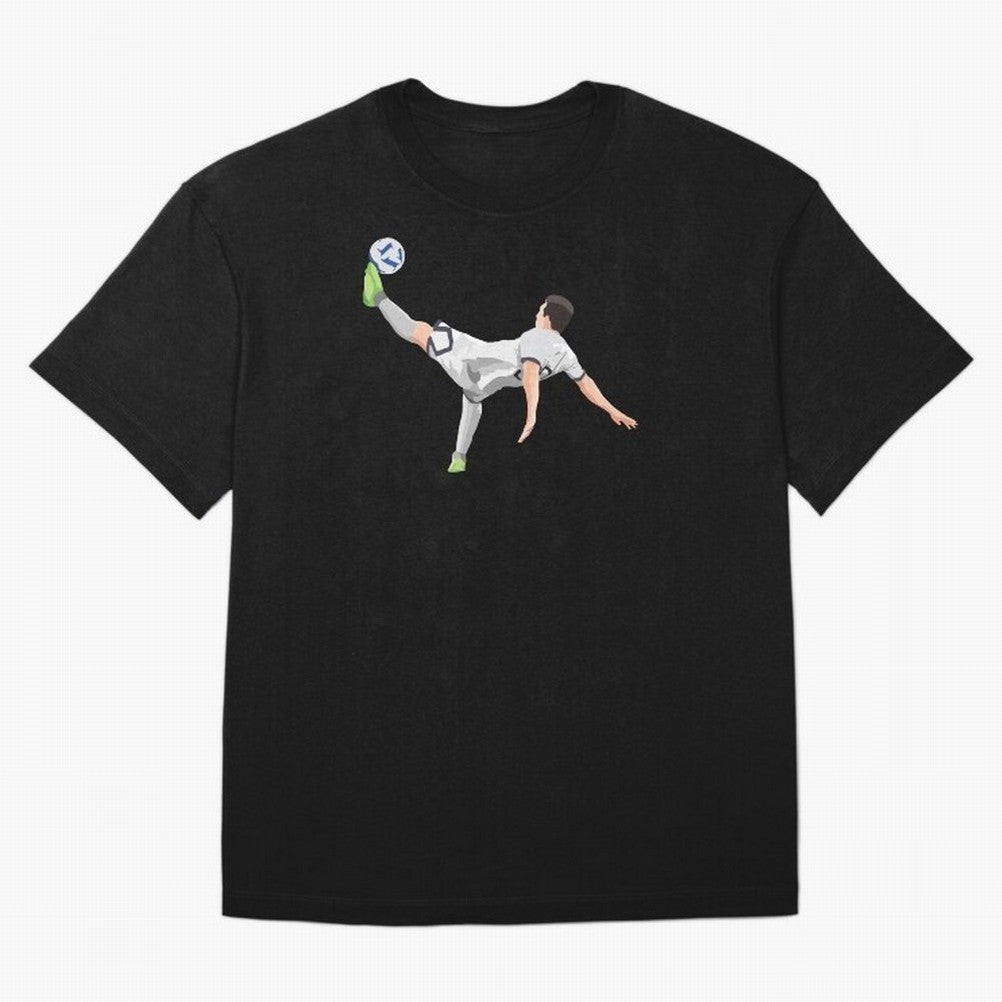 Messi Bicycle Kick Oversized T-Shirt Celebrate the Road through FIFA World Cup 2026 Group Stage for Fans of CR7 and Messi and Argentina, Bringing Fan Favorite Moments, National Team Passion, Big Match Drama and Soccer History; Made for Collectors