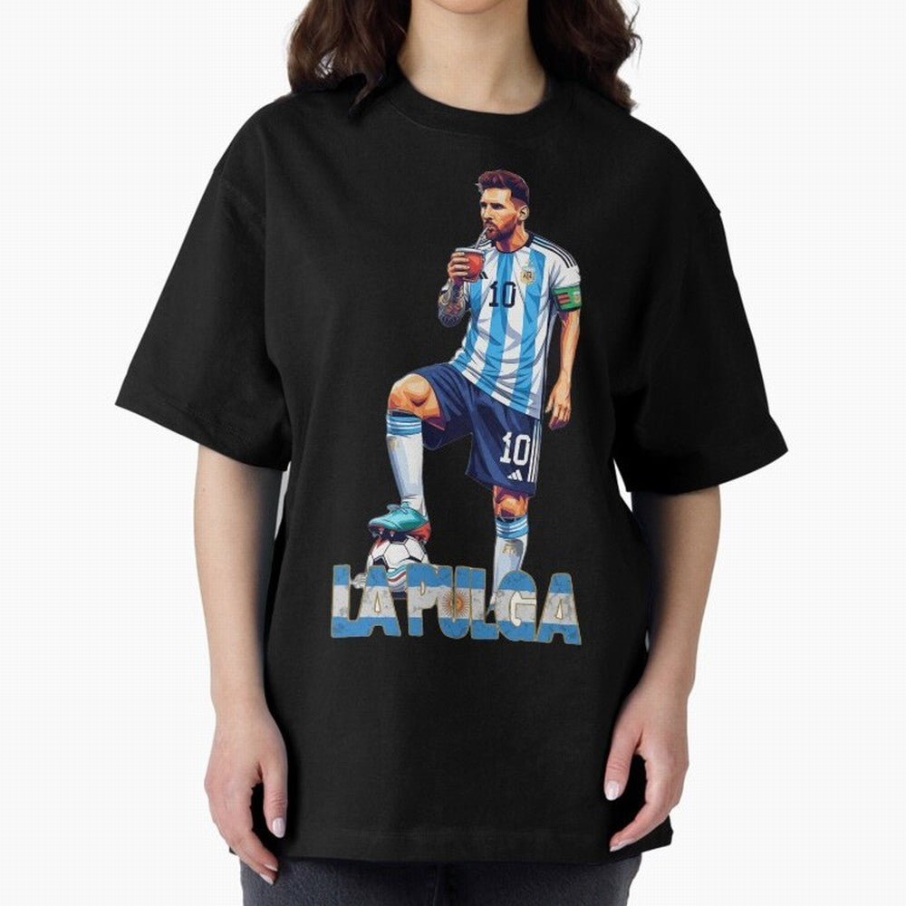 Messi Pop Art Portrait Classic T-Shirt Bring World Football Passion into Global Football Passion for FIFA World Cup 2026 USA Canada Mexico, Capturing CR7, Portugal, Stadium Memories, Football Loyalty, International Chants and Championship