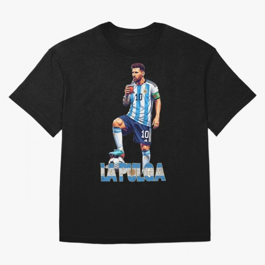 Messi Pop Art Portrait Classic T-Shirt Bring World Football Passion into Global Football Passion for FIFA World Cup 2026 USA Canada Mexico, Capturing CR7, Portugal, Stadium Memories, Football Loyalty, International Chants and Championship