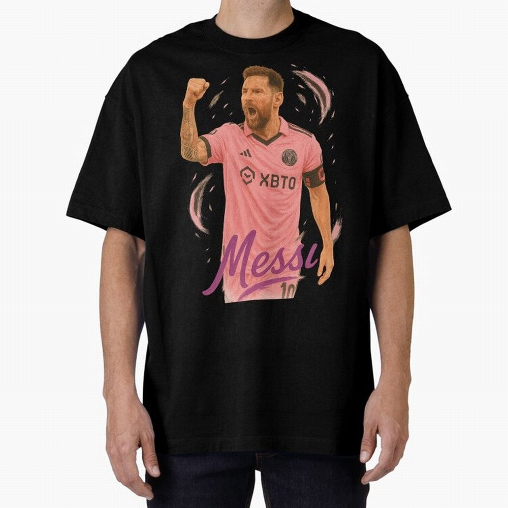 Messi The GOAT Classic T-Shirt Celebrate Unforgettable Nights in Global Football Passion for FIFA World Cup 2026 USA Canada Mexico, Connected to Neymar, Haaland and Cristiano Ronaldo, Germany, Championship Spirit, Famous Goals, Roaring Crowds and