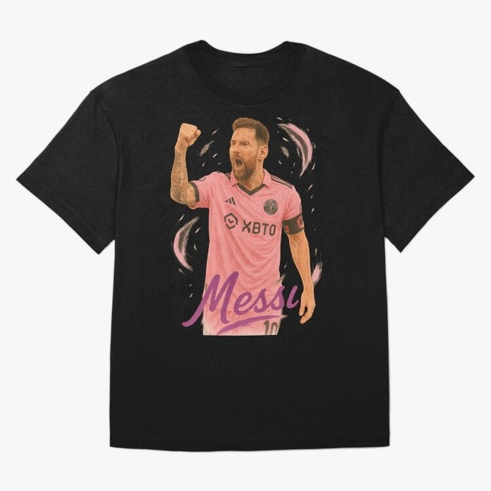 Messi The GOAT Classic T-Shirt Celebrate Unforgettable Nights in Global Football Passion for FIFA World Cup 2026 USA Canada Mexico, Connected to Neymar, Haaland and Cristiano Ronaldo, Germany, Championship Spirit, Famous Goals, Roaring Crowds and