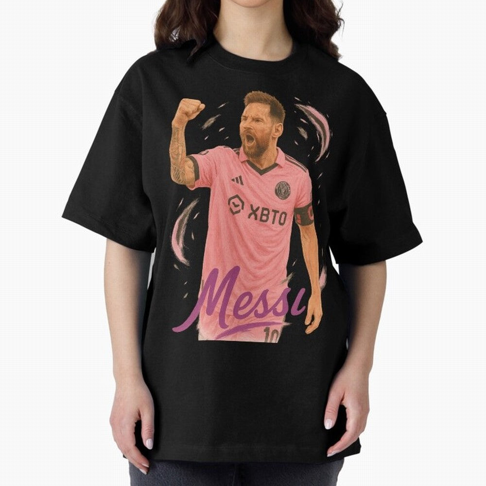 Messi The GOAT Classic T-Shirt Celebrate Unforgettable Nights in Global Football Passion for FIFA World Cup 2026 USA Canada Mexico, Connected to Neymar, Haaland and Cristiano Ronaldo, Germany, Championship Spirit, Famous Goals, Roaring Crowds and